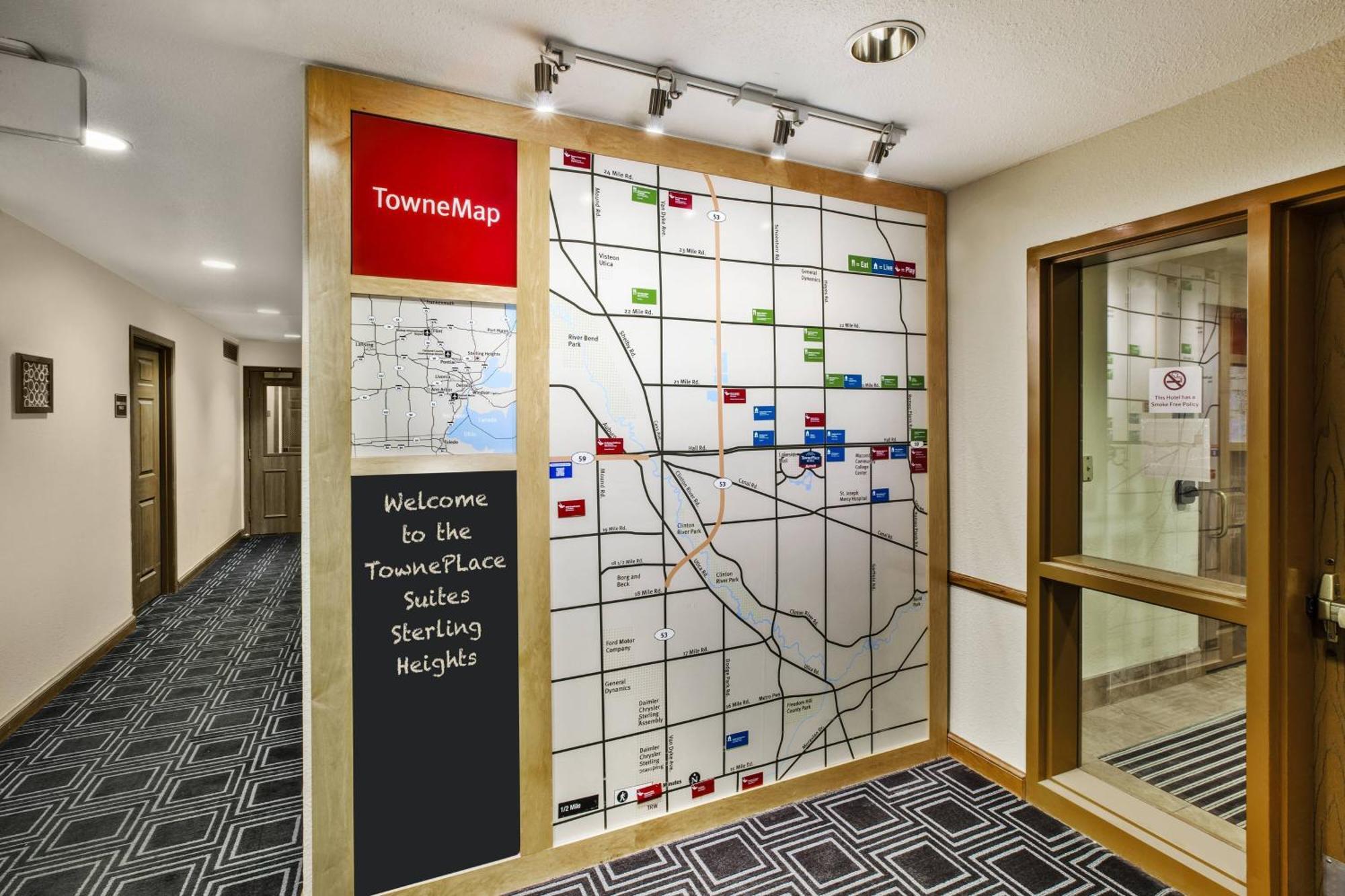Towneplace Suites Detroit Стерлинг-Хайтс Экстерьер фото